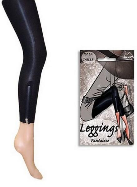 Legging noir - Zip