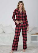 Pyjama veste à carreaux