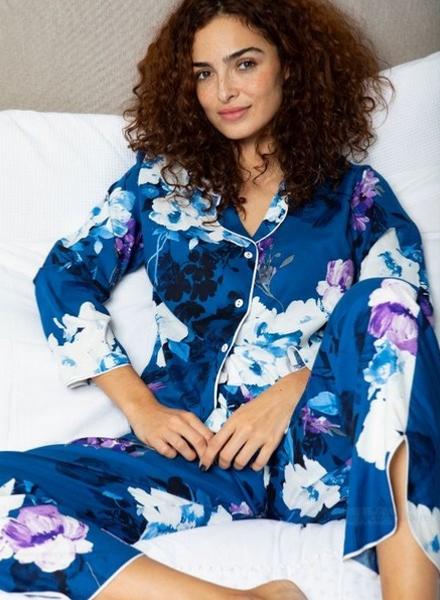 Pyjama femme fleuri
